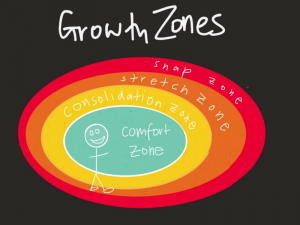 The Growth Zones: Comfort, Consolidation, Stretch and Snap